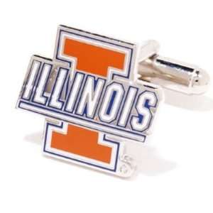  Illinois Fighting Illini NCAA Logod Executive Cufflinks w 