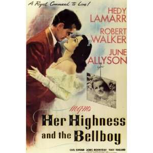 Her Highness and the Bellboy Movie Poster (11 x 17 Inches   28cm x 