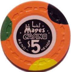 MAPES CASINO CHIP FROM THE 1960S  