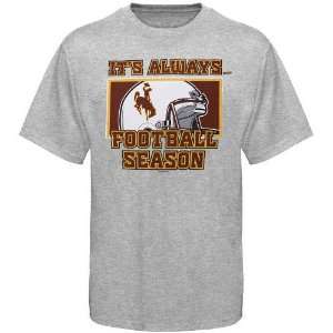  NCAA Wyoming Cowboys Ash Always In Season T shirt