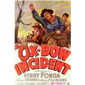  The Ox Bow Incident   Movie Poster   27 x 40