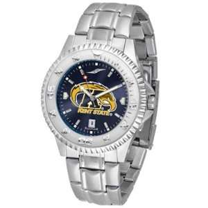 Kent Golden Flashers NCAA Anochrome Competitor Mens Watch (Steel 