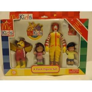  McKids 4 Pack Figure Set   Ronald, Birdie, Boy and Girl 