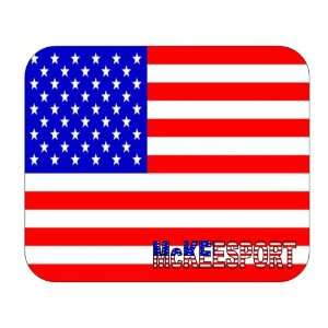  US Flag   McKeesport, Pennsylvania (PA) Mouse Pad 