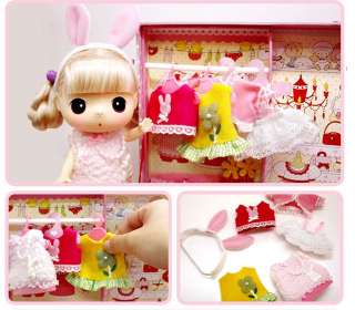 Lovely Cute Collectible Doll DDUNG Dress Room Suitcase  