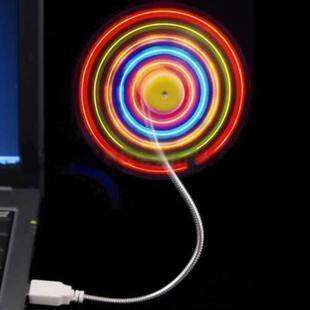 FLEXIBLE USB LED LIGHT WITH FAN FOR NOTEBOOK LAPTOP PC  