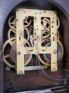   antique Ingraham Duplex Magic eight day clock. Clock key is included