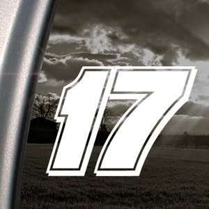  MATT KENSETH # 17 Decal NASCAR Truck Window Sticker 