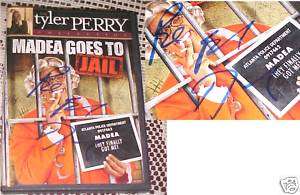 Tyler Perry Signed Madea Goes To Jail DVD COA w/inscrip  