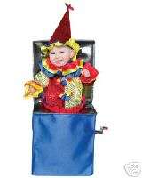 JACK IN THE BOX baby infant halloween costume 6 12M  