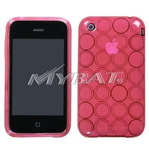   iPhone 3G/3GS Pink Circle Candy Skin Cover Silicone/Gel/Soft/Cover