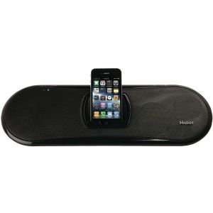 HAIER IPDS 20 IPOD(R)/IPHONE(R) SPEAKER DOCK WITH RECHARGEABLE BATTERY