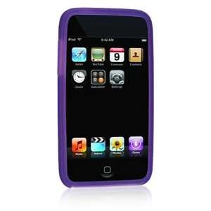   Purple Soft Silicone Skin Cover Case for Apple Ipod Itouch 2nd Gen 2g