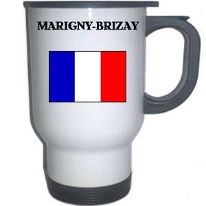  France   MARIGNY BRIZAY White Stainless Steel Mug 