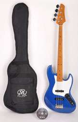 SX Ursa 2 MN LPB Electric Bass Guitar New w/Free Padded Carry Bag 