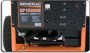  Generac 5734 GP15000E 22,500 Watt 992cc OHV Portable Gas 