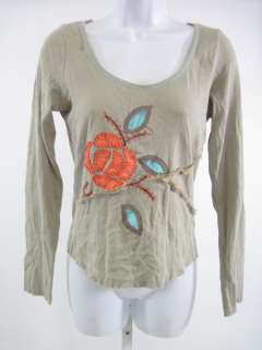 LANGUAGE LOS ANGELES ANTHROPOLOGIE Embroidered Shirt M  