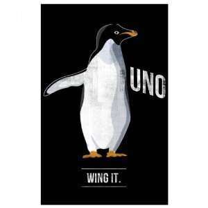  Uno Penguin Wing It Poster 