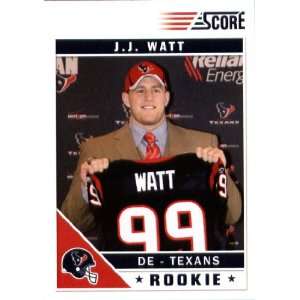  2011 Score #340 J.J. Watt RC   Houston Texans (RC   Rookie 