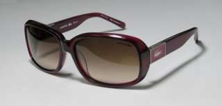 NEW LACOSTE 12652 SIGNATURE LOGO WINE FRAME/TEMPLES BROWN LENS 