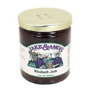   Rhubarb Jam 9 oz   6 Unit Pack  Grocery & Gourmet Food