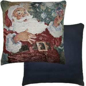  Famous Maker Holiday Santas Tapestry Decorator Pillow Other Major 