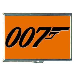 James Bond Gold Classic Logo ID Holder, Cigarette Case or Wallet MADE 