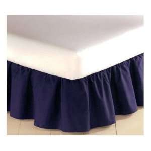 Mainstays 180 Thread Count Navy Bedskirt   Twin