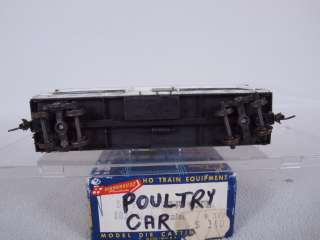   HO Built Poultry Car Palace Live Poultry Car Co. PPKX #5134  