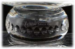 Signed Webb Antique Rock Crystal Cut Glass Vase English  