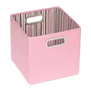  JJ Cole Nursery Storage Pink Stripe Tall Baby