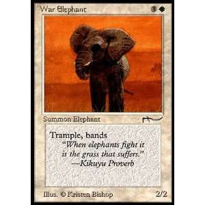   Magic the Gathering War Elephant (b)   Arabian Nights Toys & Games