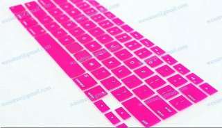 New Hot Pink KeyBoard Cover MacBook pro 13.3 15.4 17  