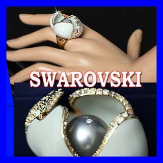 300 SWAROVSKI Ladies LIMELIGHT RING w/ Certificate & Price (5.5 