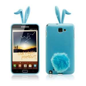  [JCC] Side Ear Rabbit Silicon Case for Galaxy Note (I9220 