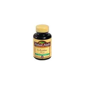  Nature Made L Lysine 500 mg, 100 Tablets (Pack of 3 