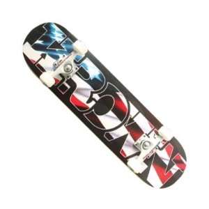  New Krown Complete Pro Skateboard Deck Wheels Flag Sports 