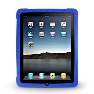  Apple iPad 1 (1st Generation)   Blue Soft Silicone Skin Case 