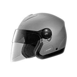  Nolan N42 Solid N Com Helmet   2X Large/Flat Arctic Grey 