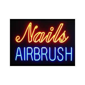  Nails Airbrush Low Voltage Neon Sign 16 x 24