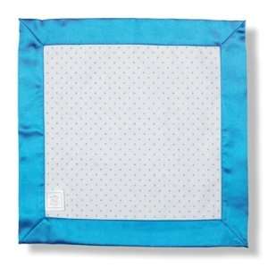 SwaddleDesigns Baby Lovie Security Blanket   Bright Blue Polka Dot