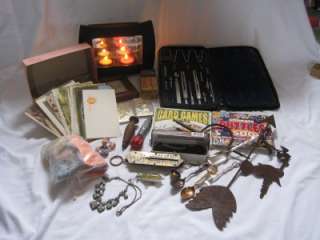 Huge Junk Drawer Lot Scale Tools Jewelry Souvenir Spoons Fishing Lure 