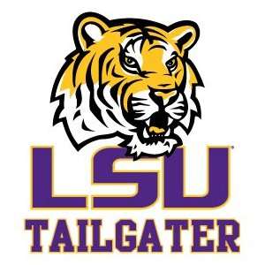  LOUISIANA STATE UNIVERSITY TIGERS TAILGATER clear vinyl 