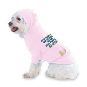   JITSU Hooded (Hoody) T Shirt with pocket for your Dog or Cat Medium Lt