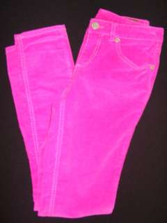 New girls JUSTICE pink corduroy pants Size 12  
