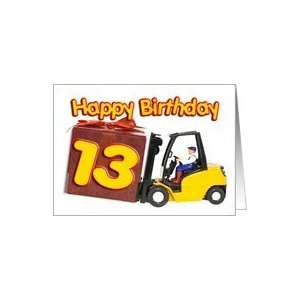  Forklift card for a 13 year old Card Toys & Games