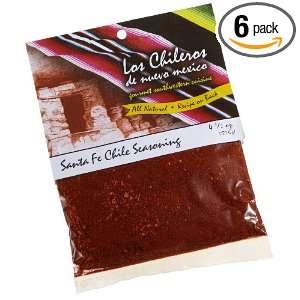 Los Chileros Santa Fe Chile Seasoning, 4.5 Ounce Packages (Pack of 6)
