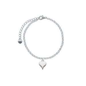  Small Long White Heart Elegant Charm Bracelet Arts 