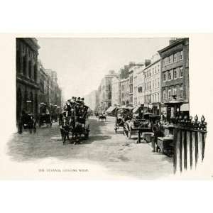  1902 Print Strand Street Road Westminster London England 
