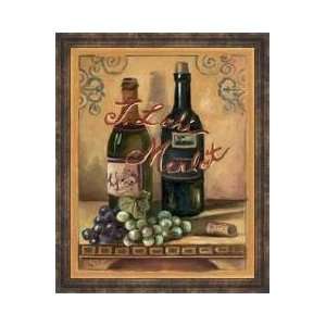  J Lohi Merlot Framed Canvas Giclee